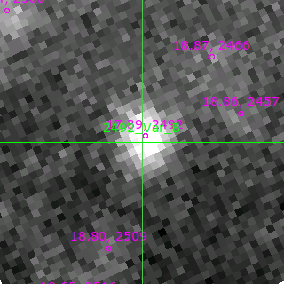 Var_B in filter V on MJD  59851.140