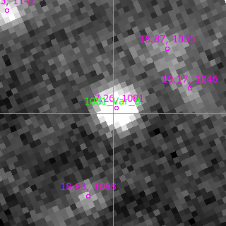 Var_B in filter V on MJD  60172.380