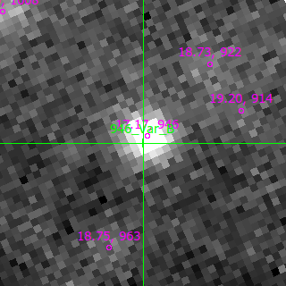 Var_B in filter V on MJD  60205.160