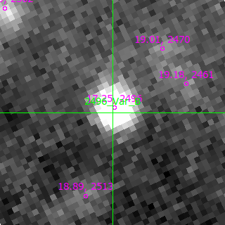 Var_B in filter V on MJD  60261.120