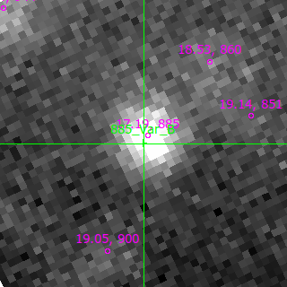 Var_B in filter V on MJD  60262.140