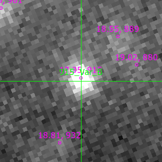 Var_B in filter V on MJD  60612.150