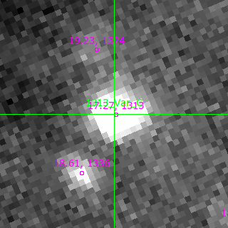 Var_C in filter B on MJD  60342.090