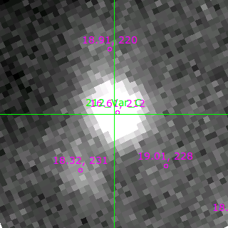 Var_C in filter V on MJD  59854.230
