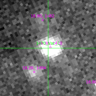 Var_C in filter V on MJD  60205.160