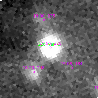 Var_C in filter V on MJD  60290.180